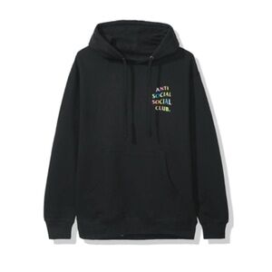 Anti Social Social Club Multicolor Black Hoodie